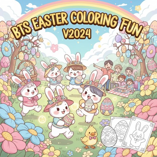 BTS Easter Coloring Fun v2024